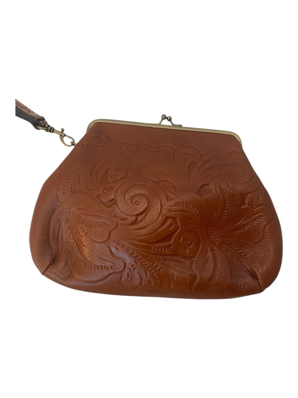 Patricia Nash Tooled Savena Leather Wristlet Clutch Florence P24107 KissLock